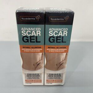 2 Nuvadermis Advanced Scar Gel 1.7oz New Sealed Exp. 09/2026